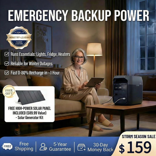 Stay Powered, Stay Free: Solar + Large Capacity = Limitless Possibilities