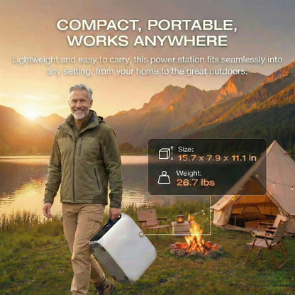 Stay Powered, Stay Free: Solar + Large Capacity = Limitless Possibilities