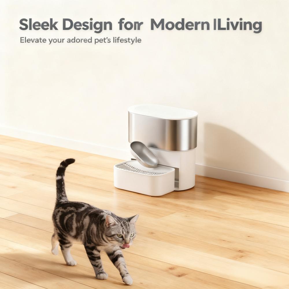 Cordless Rechargeable Pet Water Fountain with 304 Stainless Steel Bowl Description: