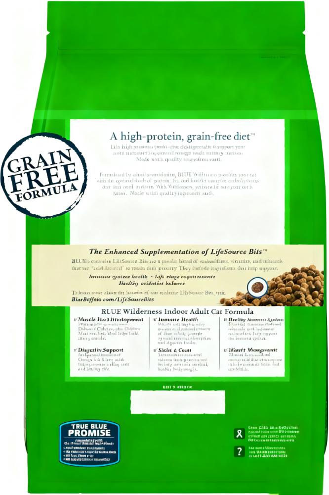 Wilderness Indoor Adult Cat Food with Real Chicken