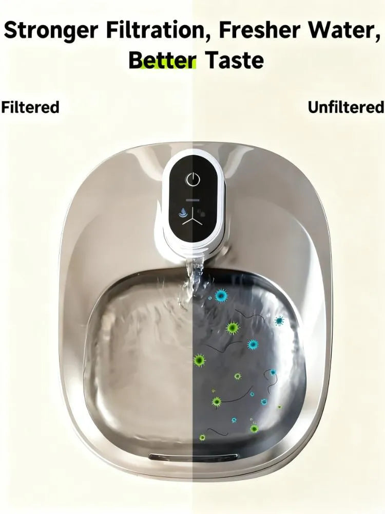 8-Pack 6-Layer Water Fountain Filters with Pre-Filter Sponges