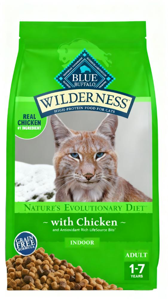 Wilderness Indoor Adult Cat Food with Real Chicken
